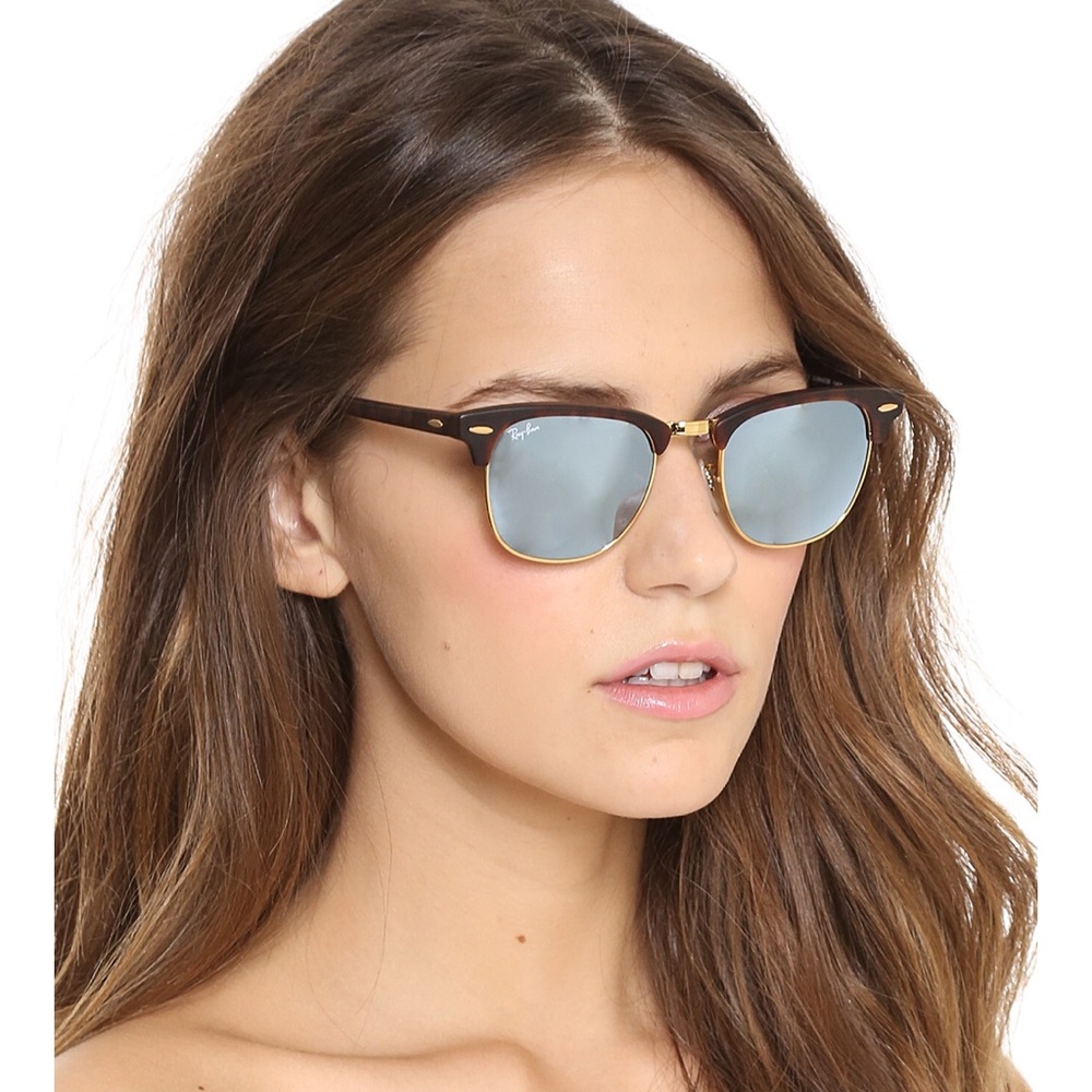 EUC Ray-Ban Clubmaster Reflective Sunglasses
